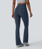 UltraSculptTM SoCinched High Waisted Tummy Control Yoga Bootcut Leggings with Pockets