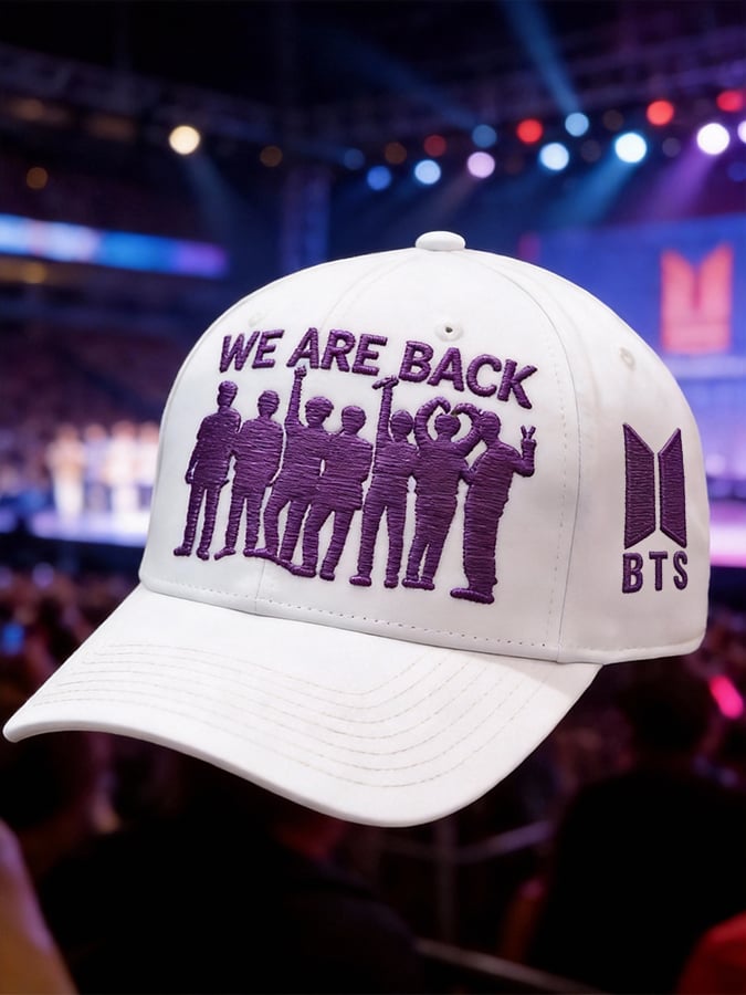 Bts 2026 Comeback Casual Printed Baseball Cap
