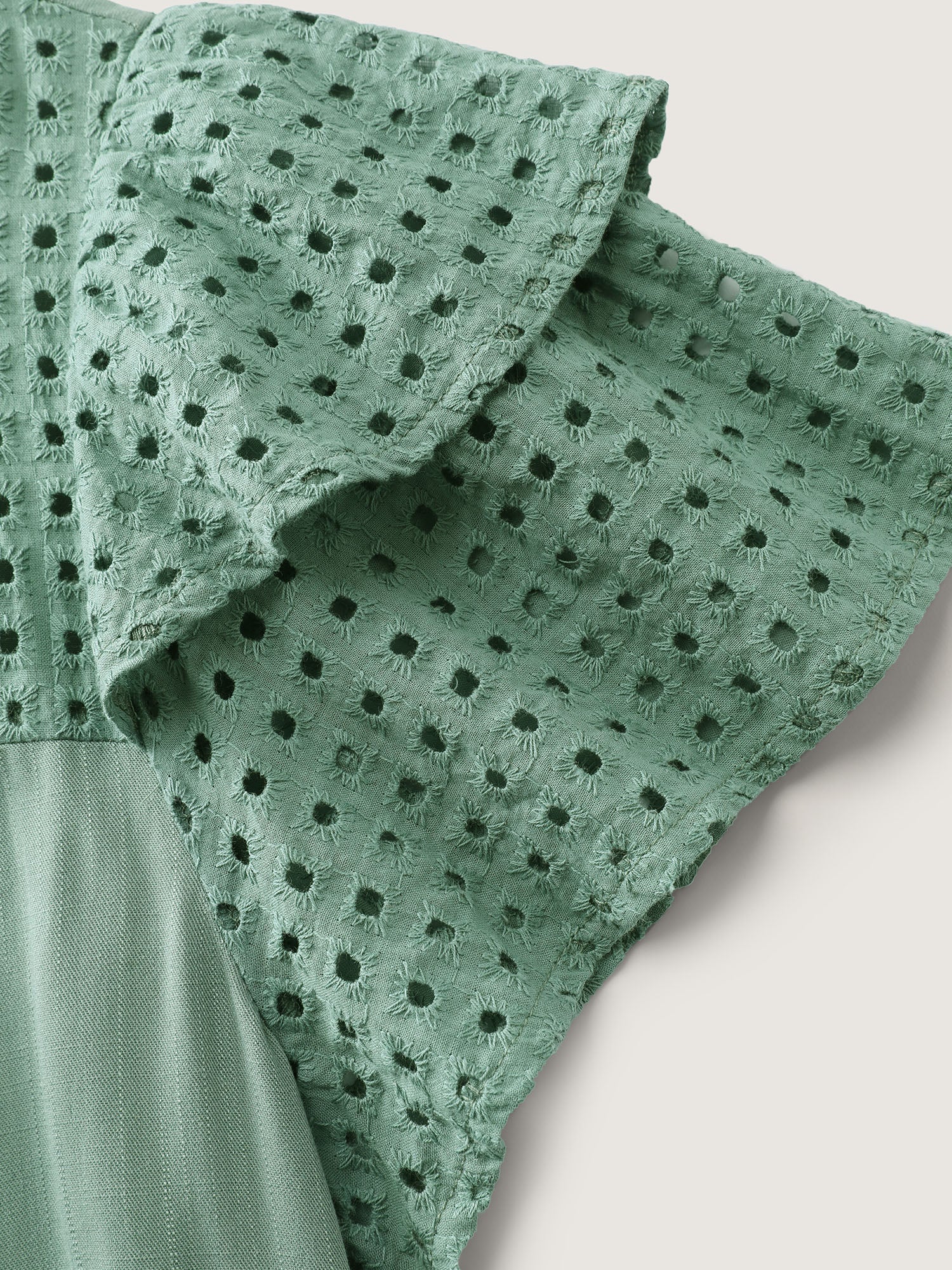 Pure Cotton Layered Sleeve Flowy Blouse