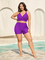Sculpting Pockets Solid Swim Shorts