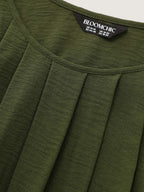 Pleated Flowy Plain Tank Top