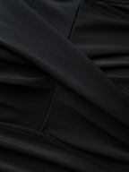 Twist Front Ruched Ruffled Swim Dress
