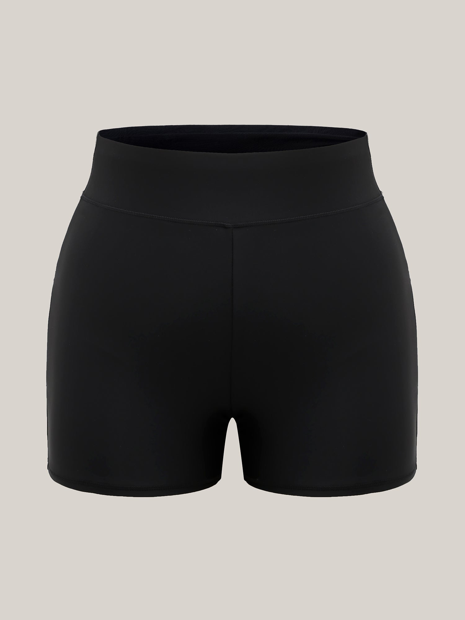 Sculpting Pockets Solid Swim Shorts