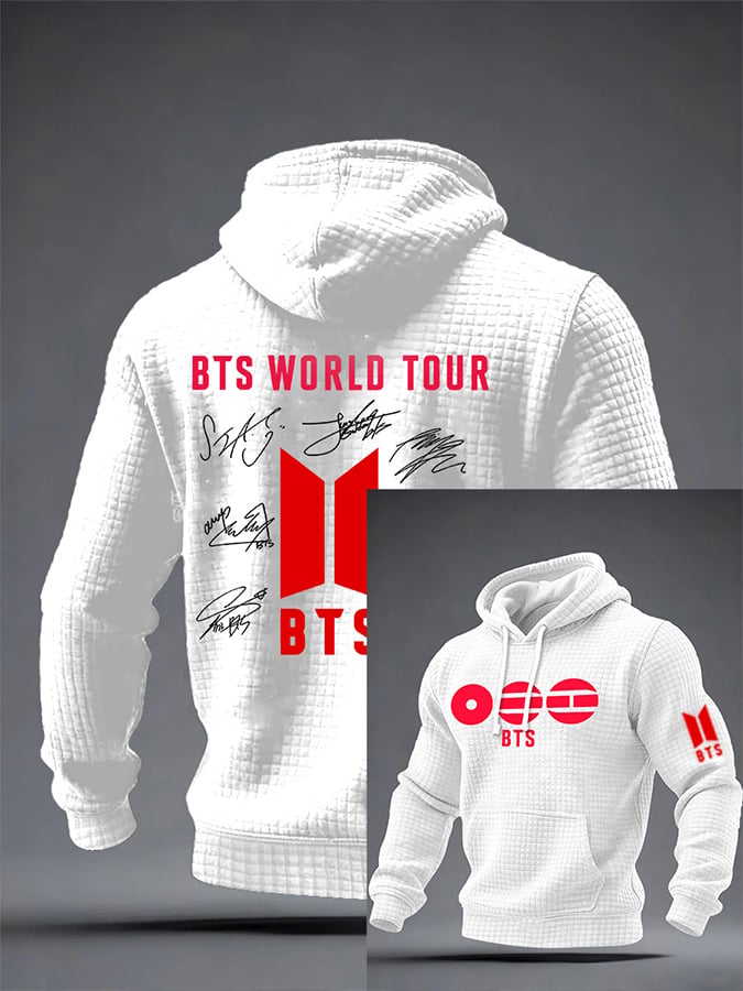 Men'S 2026 Bts Comeback Printed Hoodie