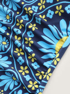 Boho Print Tummy-Control One-Piece Swim