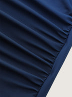 Color Gradient Ruched One-Piece Swim