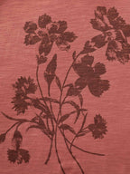 Cotton Floral Print Round Neck T-Shirt