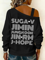 Women's BTS lovers Printed Sweatshirt