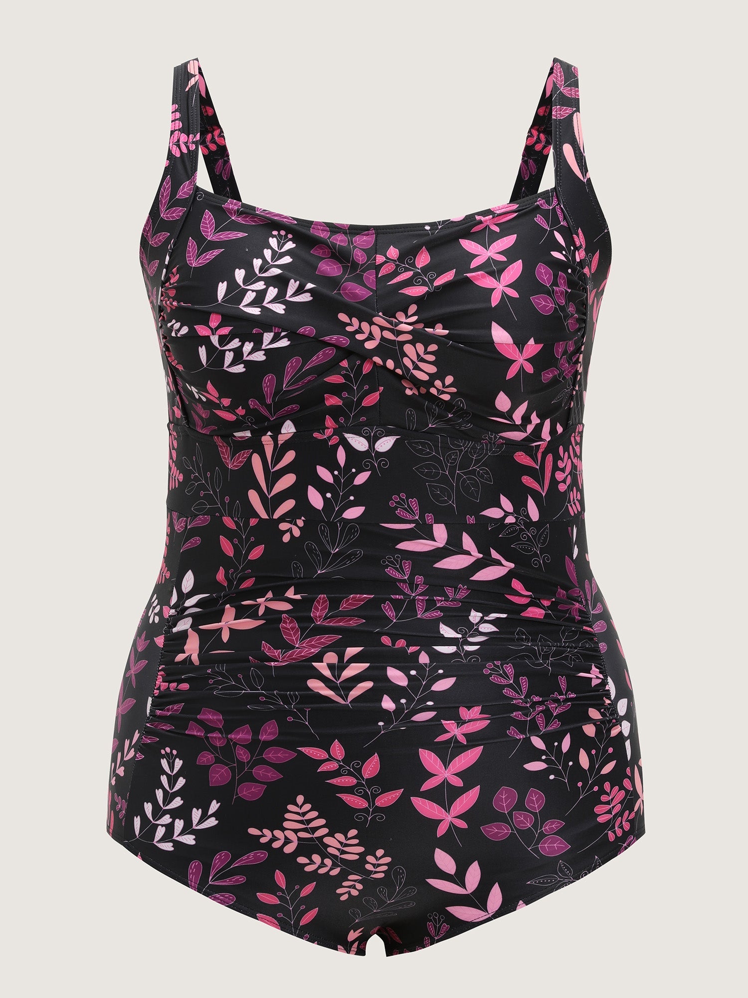 Floral Print Tummy-Control One-Piece Swim