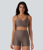Medium Support Sheen Running Sports Bra