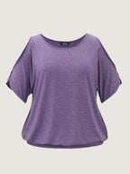 Supersoft Cut-Out Shoulder T-Shirt