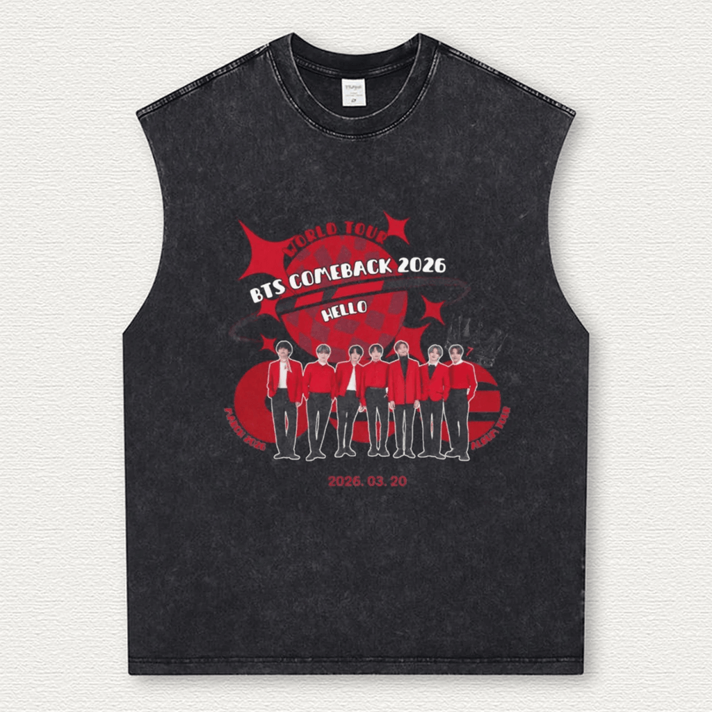 Women's 2026 Music Tour Printed Vest