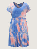 Supersoft Tie-Dye Pockets Midi Dress