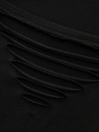 Cotton Stretchy Cut-Out Neckline Tank Top
