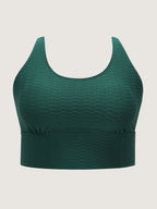 Textured Triangular Waist Bikini Top