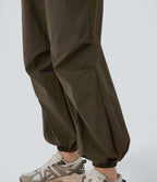 Water Repellent Crisscross Backless Side Pockets Ripstop Hiking Cargo Jumpsuit