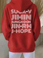 Women's K-pop boy band hoodie
