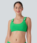 Texture Bikini Top Swimsuit