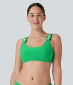 Texture Bikini Top Swimsuit