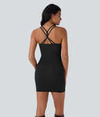 Seamless Flow Bodycon Mini Casual Dress