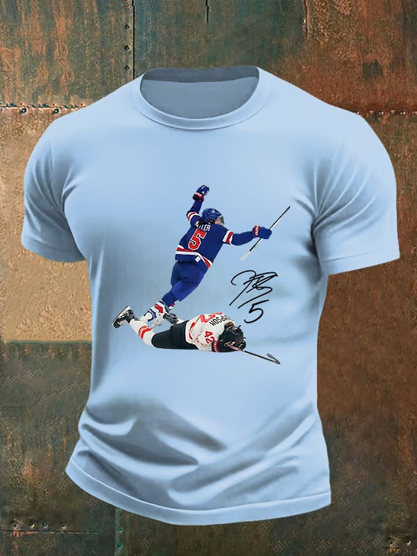 Men's   Funny Character Print T-Shirt