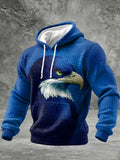 Men'S  casual Printed Hooded Sweatshirt