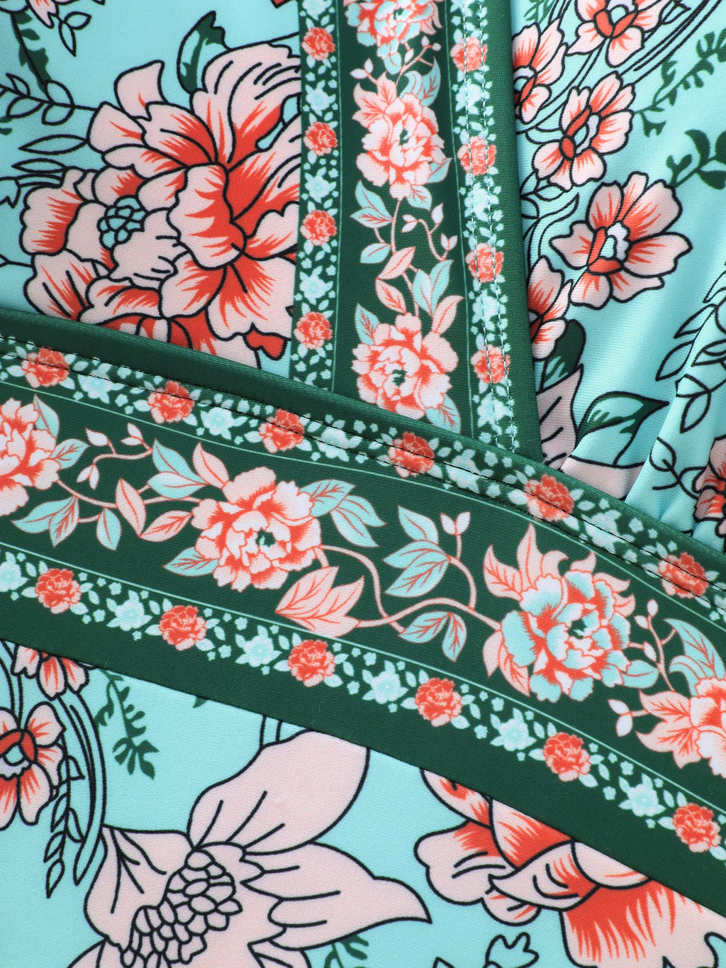 Floral Print Tummy-Control One-Piece Swimsuit