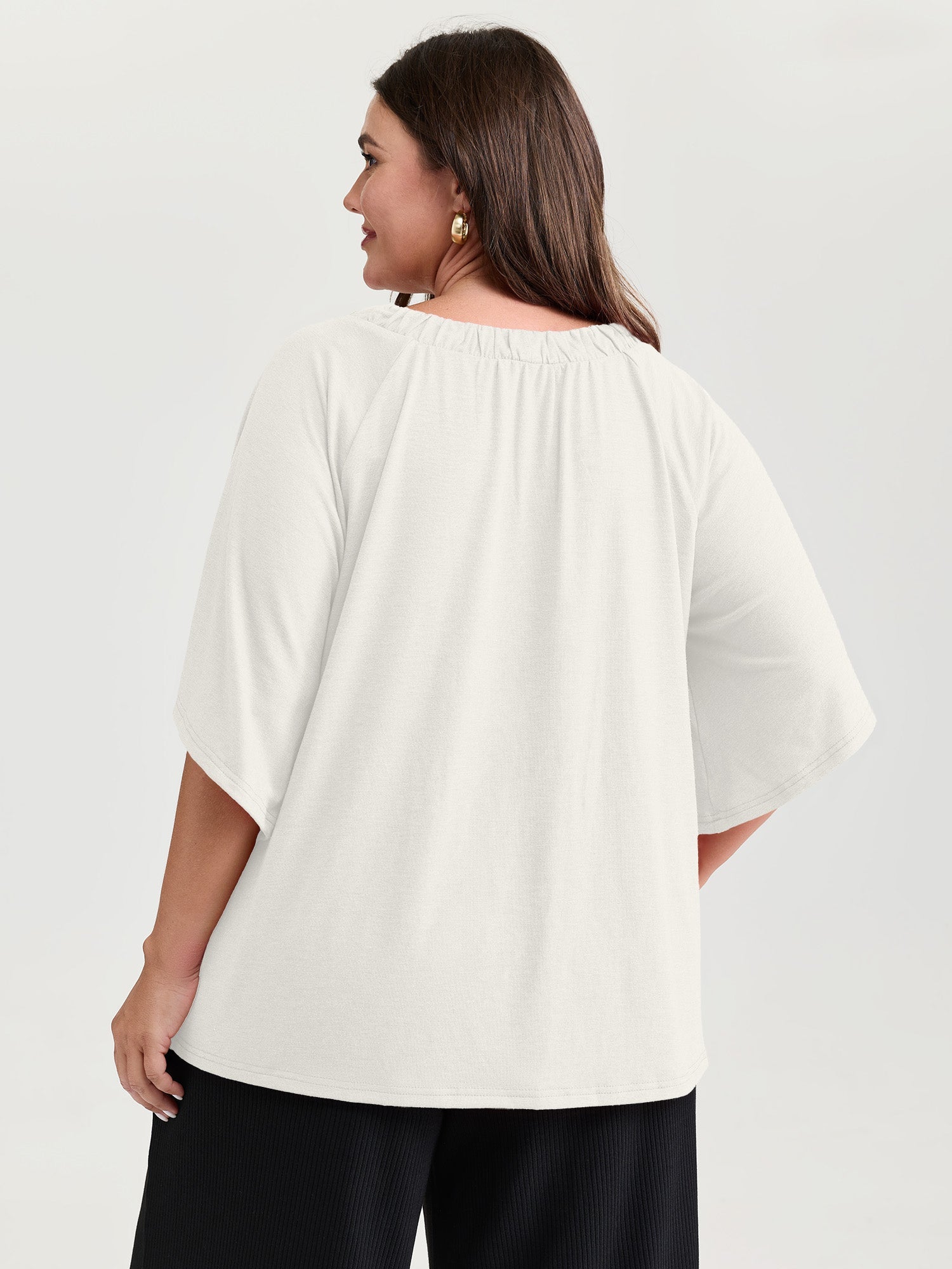 Supersoft Bust-Friendly Flowy Plain Top