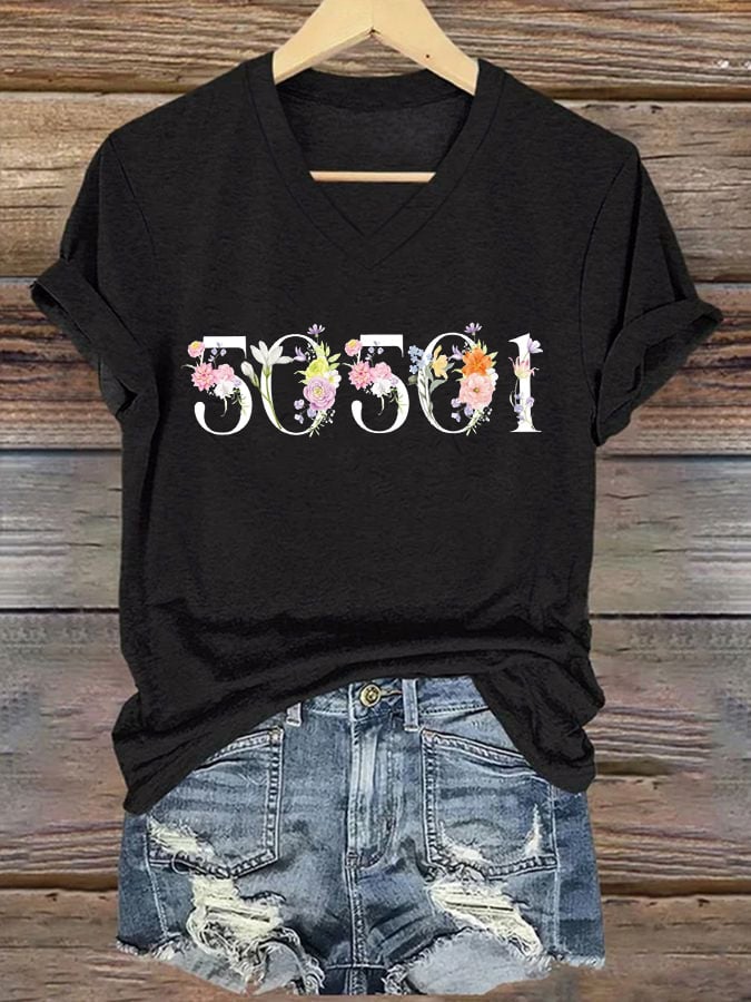 🔥Buy 3 Get 15% Off🔥Women's 50501 Print T-Shirt