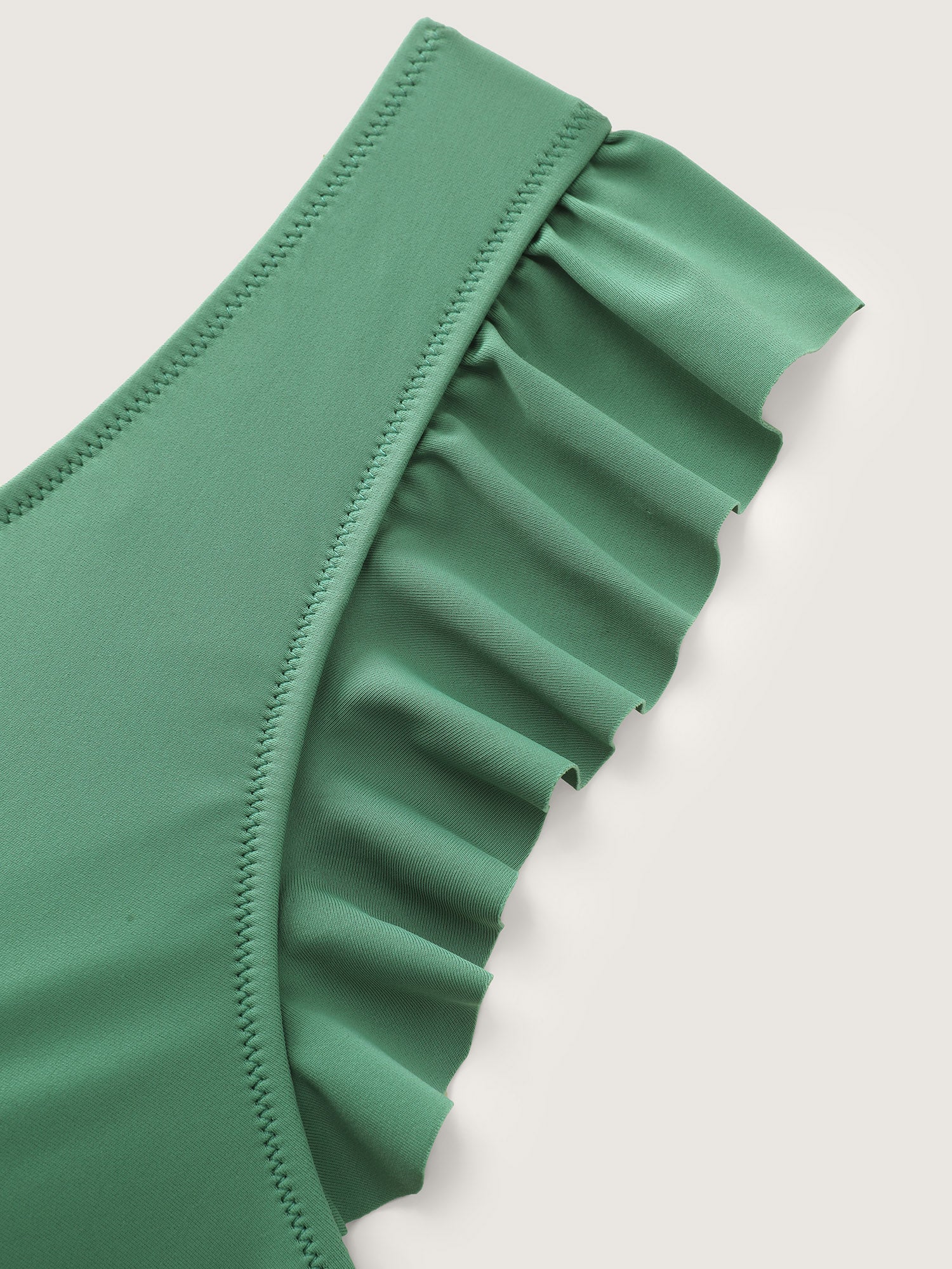 Tummy-Control Flutter Sleeve One-Piece Swim