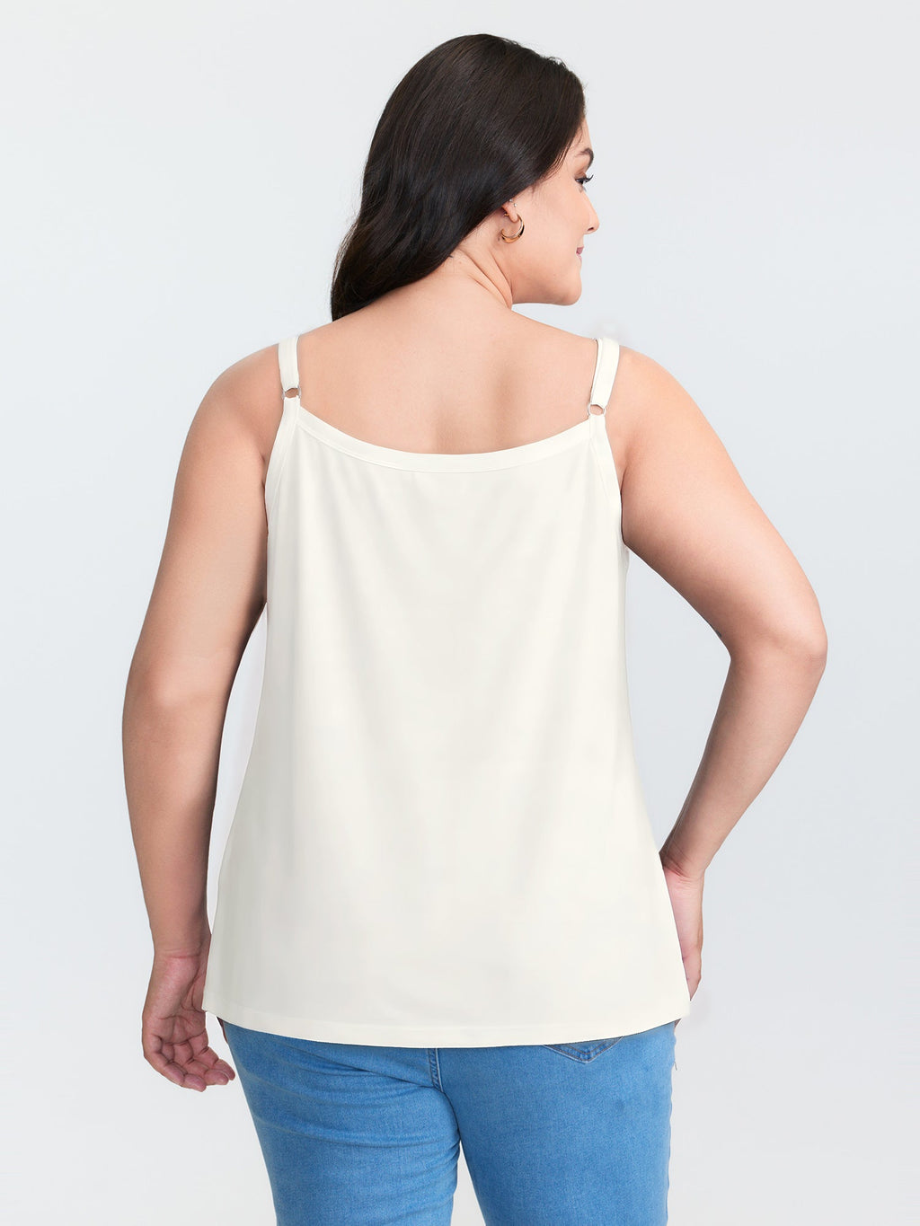 Supersoft Stretchy Pleated Tank Top