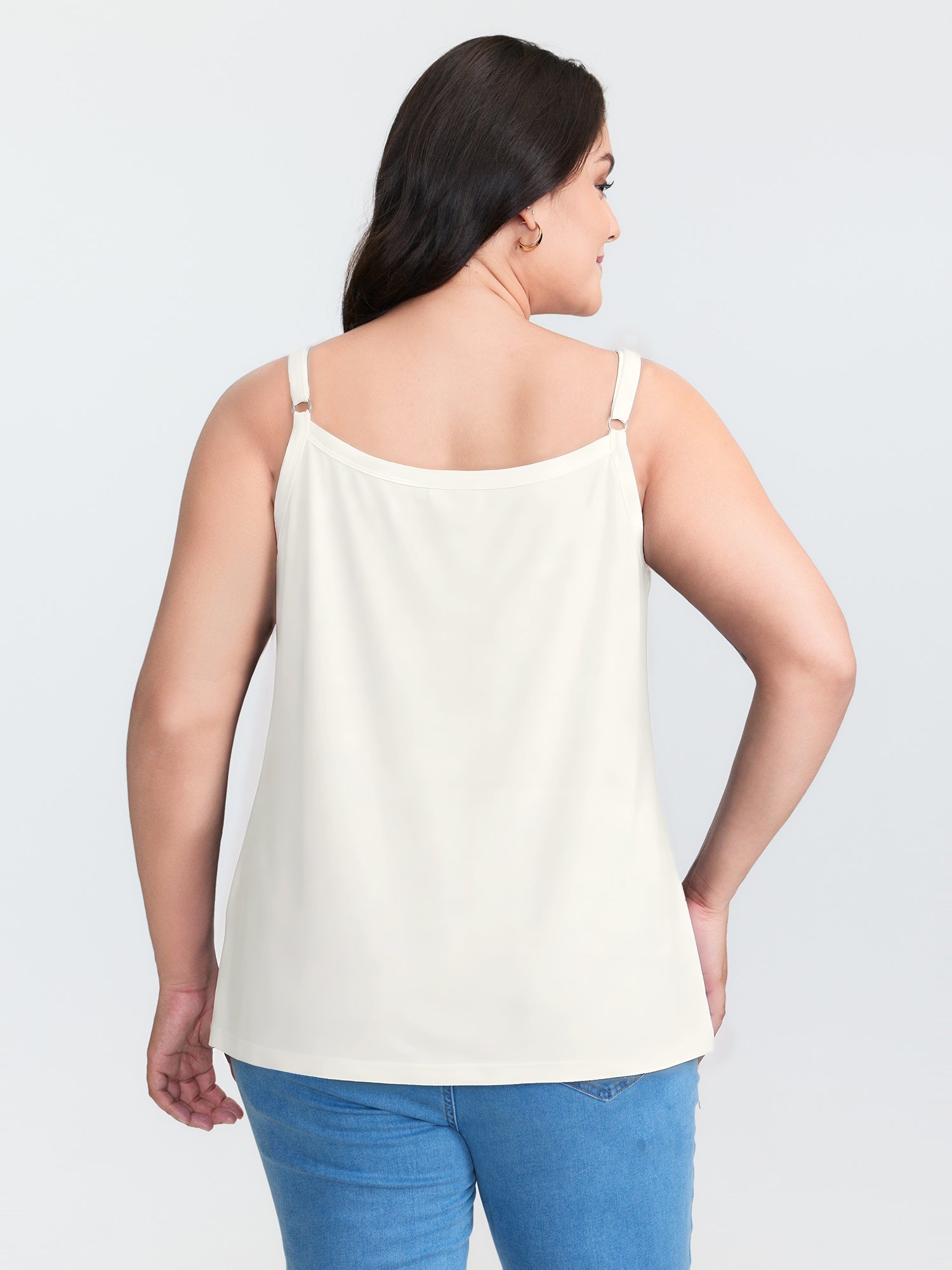 Supersoft Stretchy Pleated Tank Top