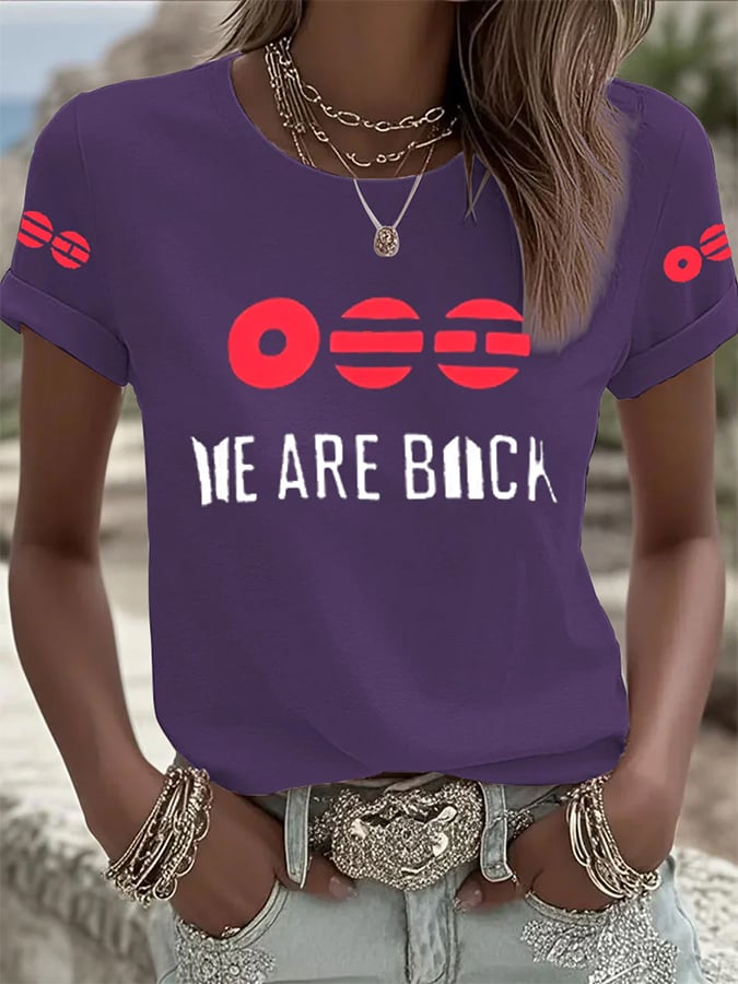 Women's BTS Fan Print Short-Sleeve T-Shirt