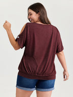 Supersoft Cut-Out Shoulder T-Shirt