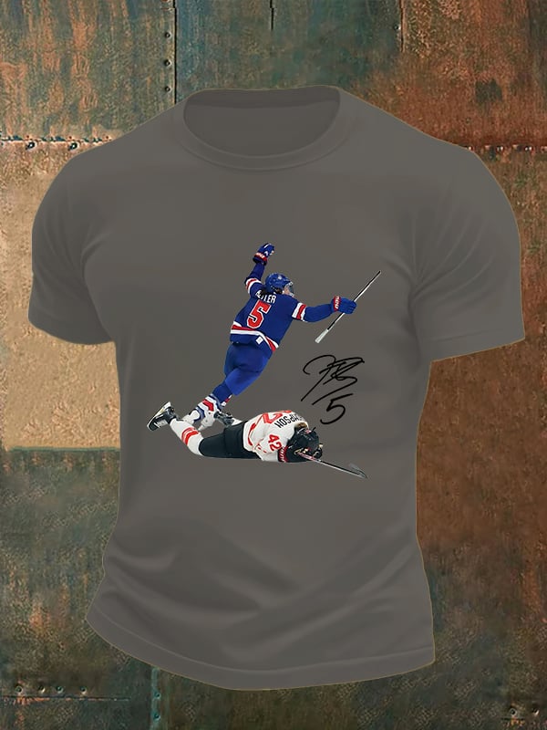 Men's   Funny Character Print T-Shirt