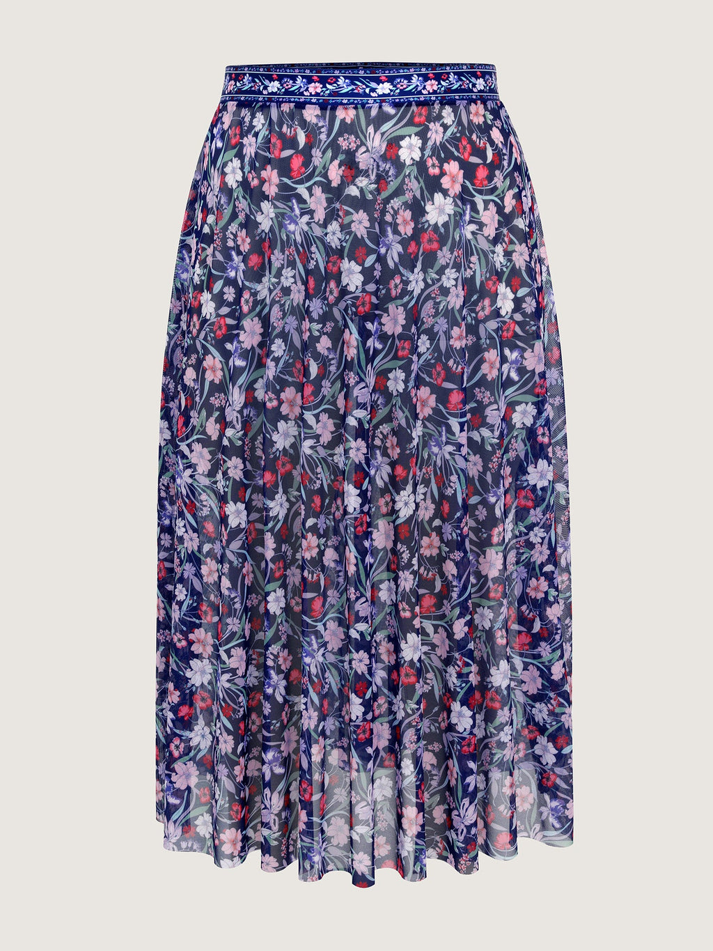 Floral Sarong Two-Piece Set Swimsuit