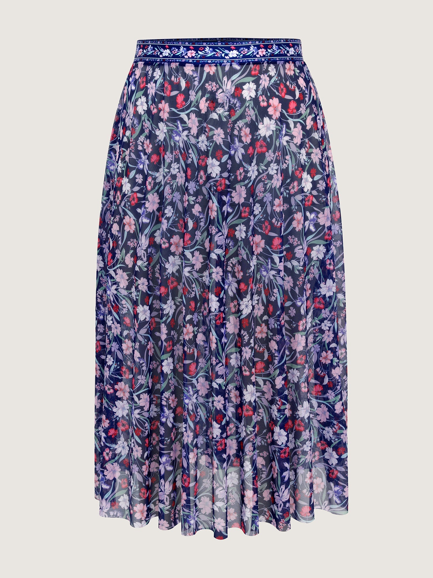 Floral Sarong Two-Piece Set Swimsuit