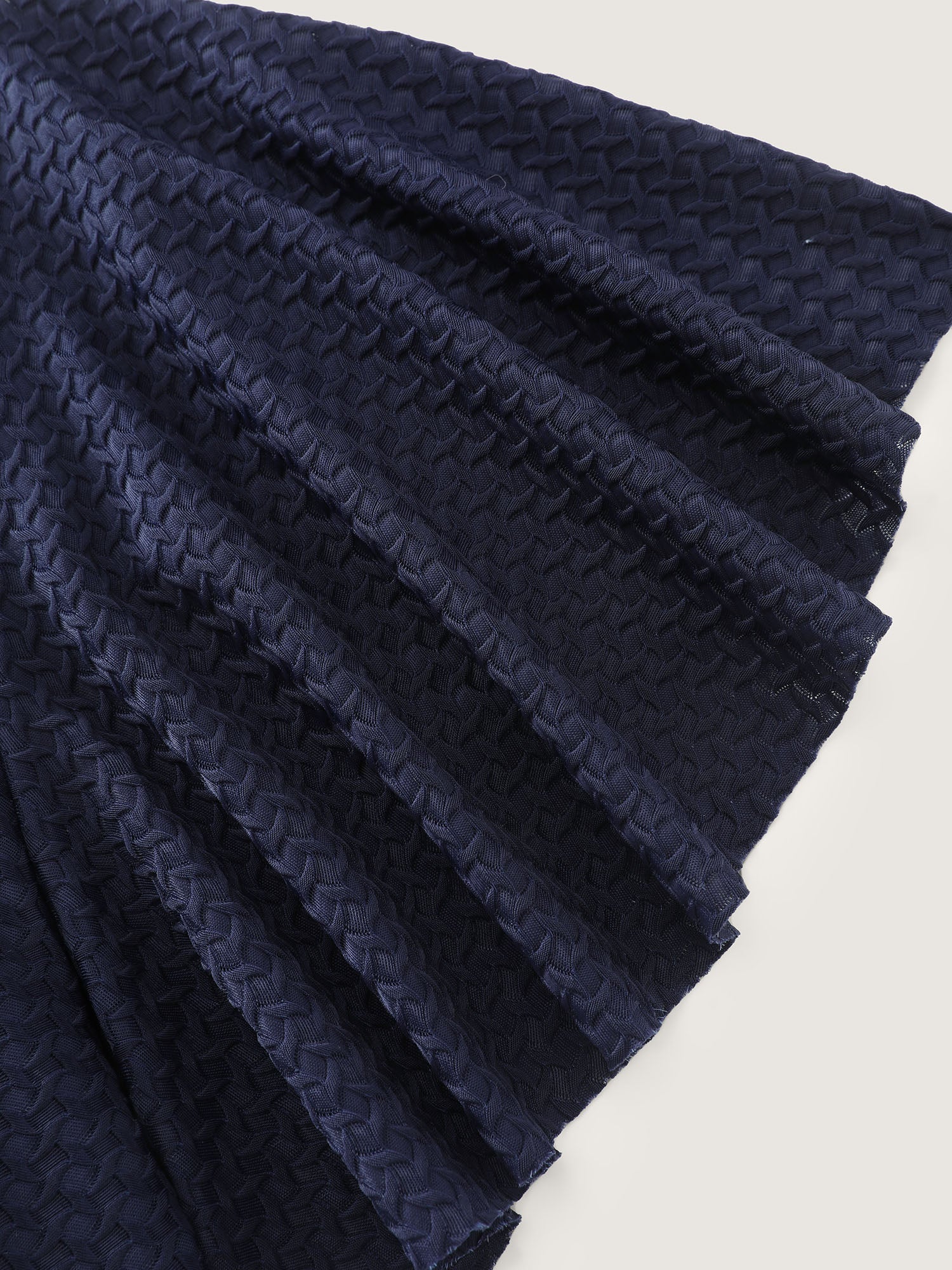 Textured V-Neck Ruffled Sleeve Swim Dress