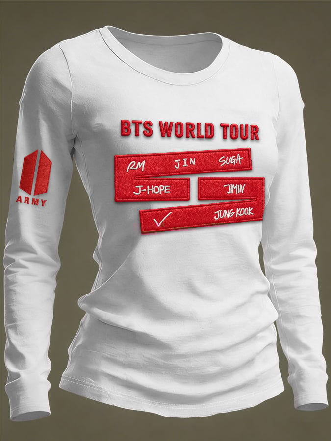 Women's Retro Leisure  Print Shirt