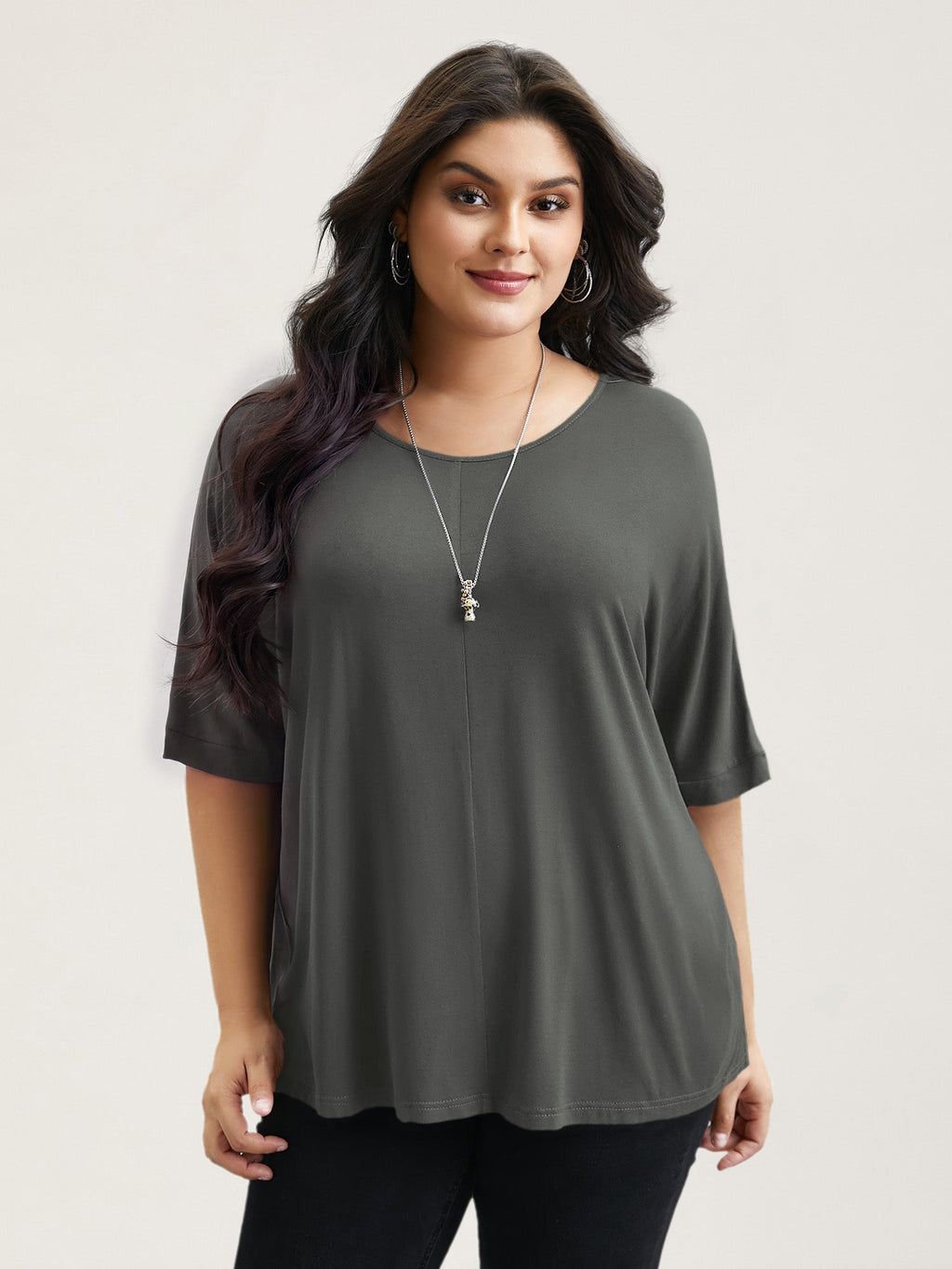 Supersoft Round Neck Plain T-Shirt