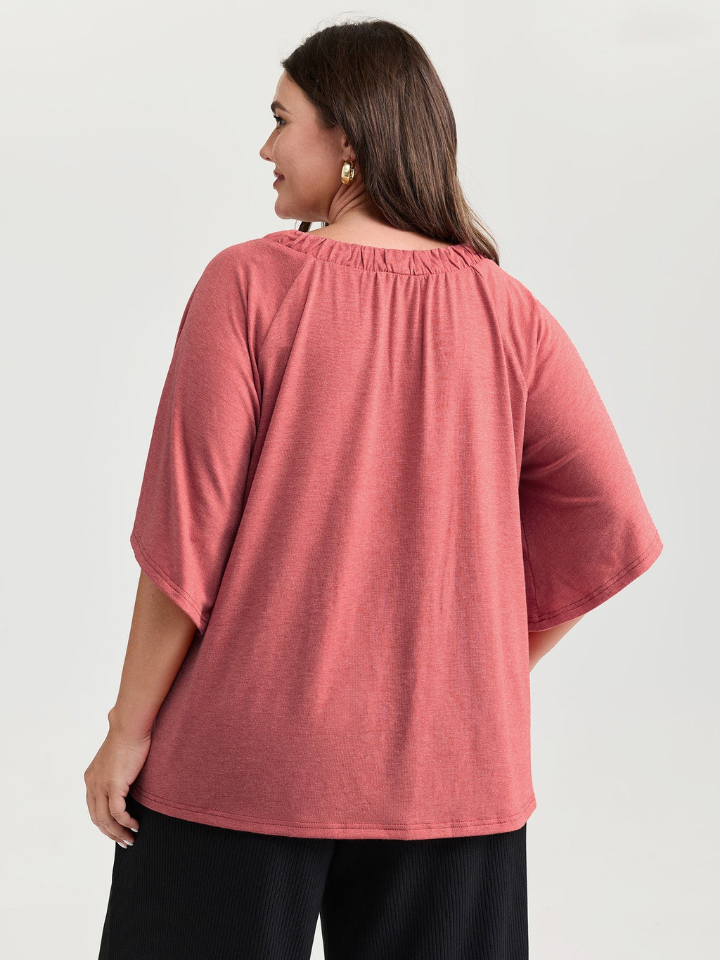 Supersoft Bust-Friendly Flowy Plain Top