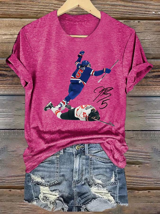 Women's  Funny Character Print T-Shirt
