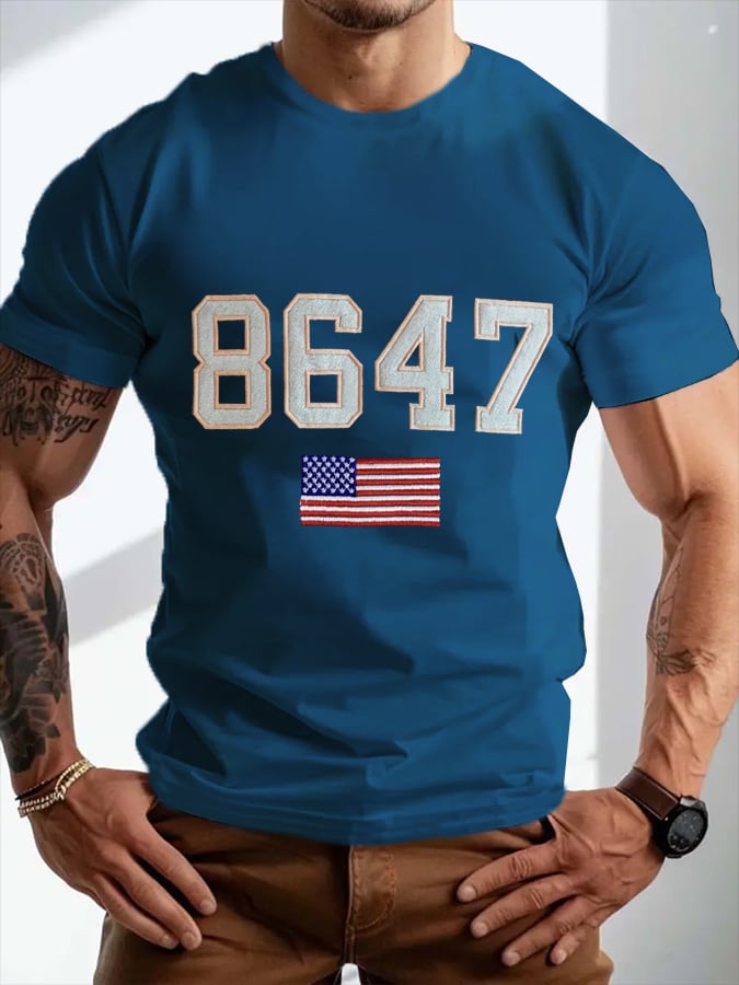 🔥Buy 3 Get 15% Off🔥Men's Retro Fdt Print Casual T-Shirt