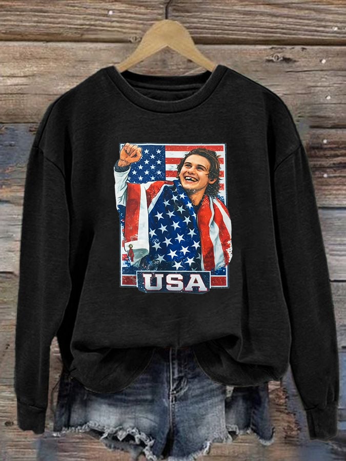 Women's  Funny Character Print  Sweater