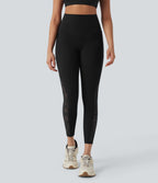 UltraSculptTM SoCinched High Waisted Tummy Control Contrast Lace Shaping Training Leggings with Pockets