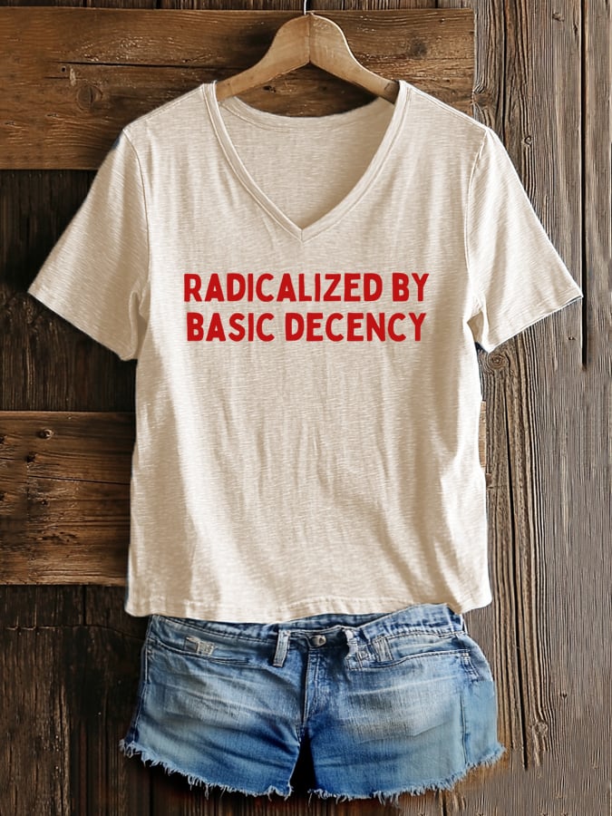 🔥Buy 3 Get 15% Off🔥Women's Casual Social Democracy Printed T-shirt