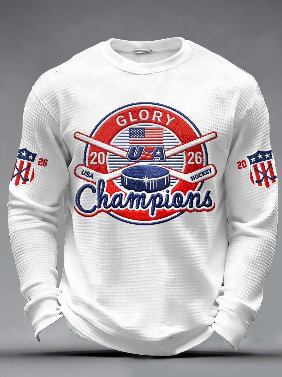 Men's Ice Hockey Print T-Shirt