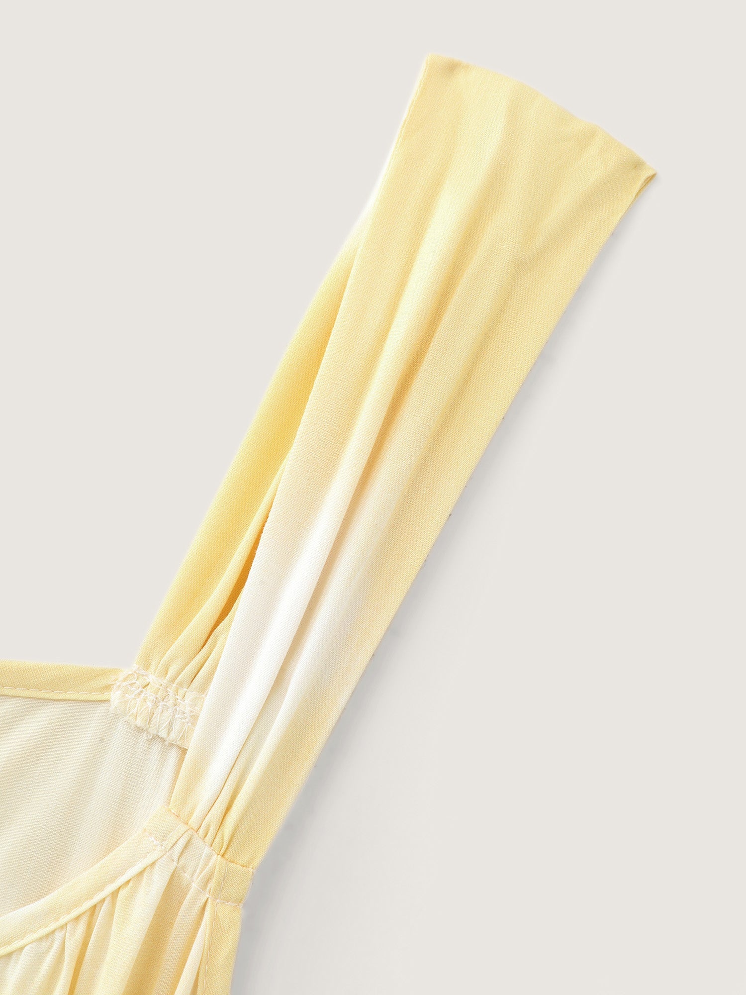 Colorblock Tiered Wide-Straps Maxi Dress