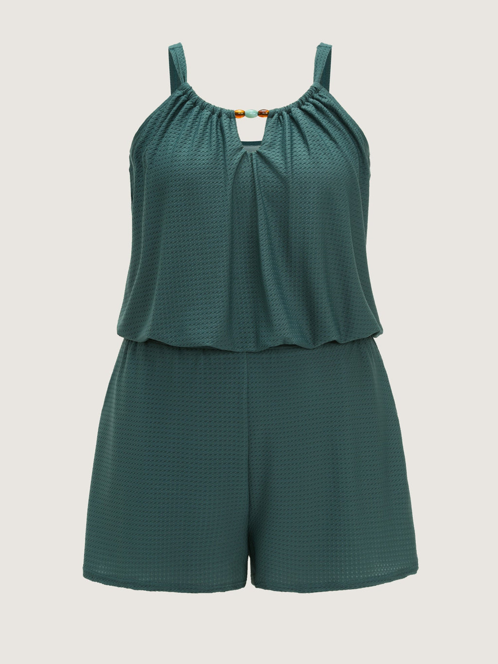 Full-Hips Coverage Pockets One-Piece Swimsuit
