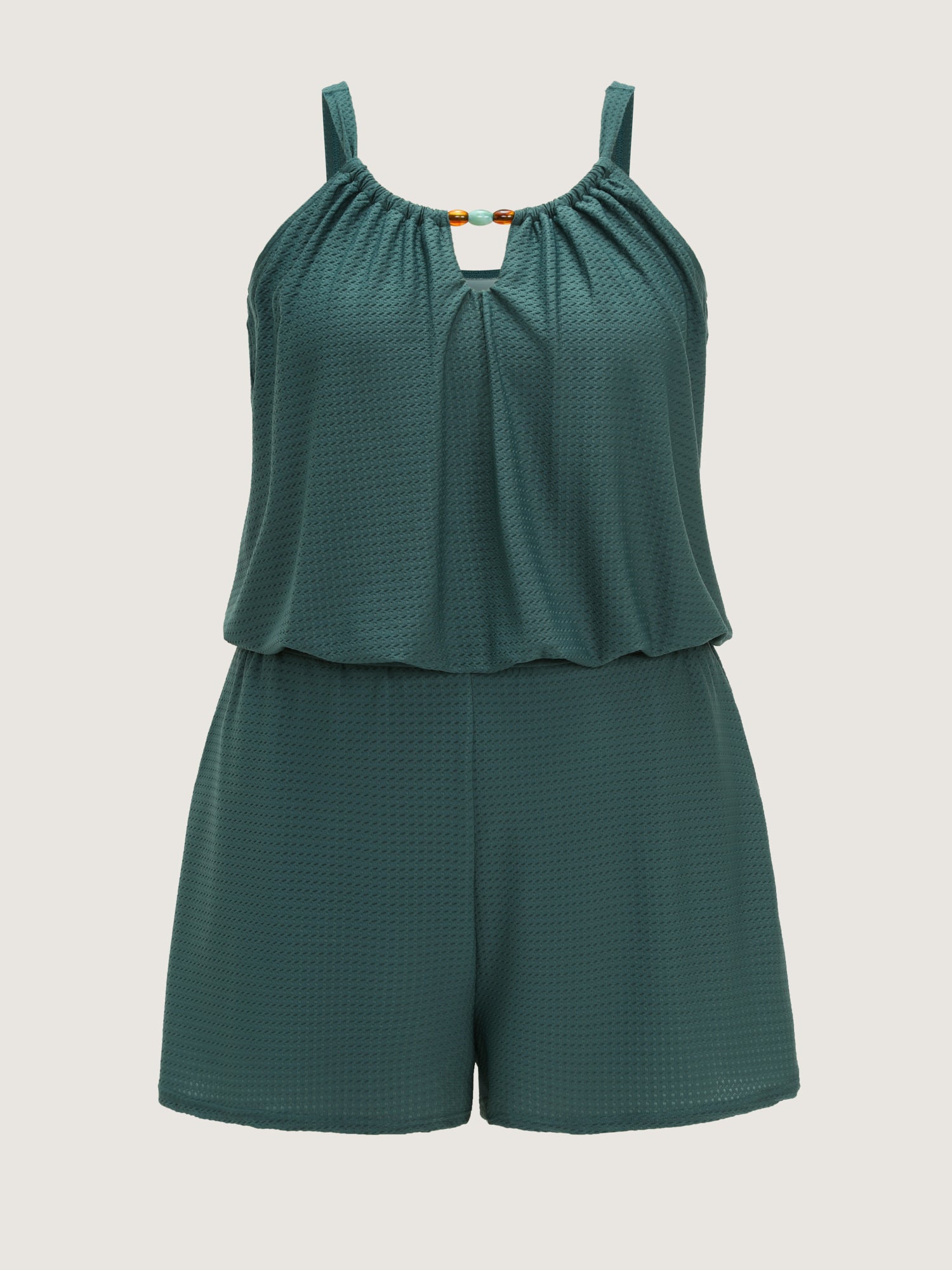 Full-Hips Coverage Pockets One-Piece Swimsuit